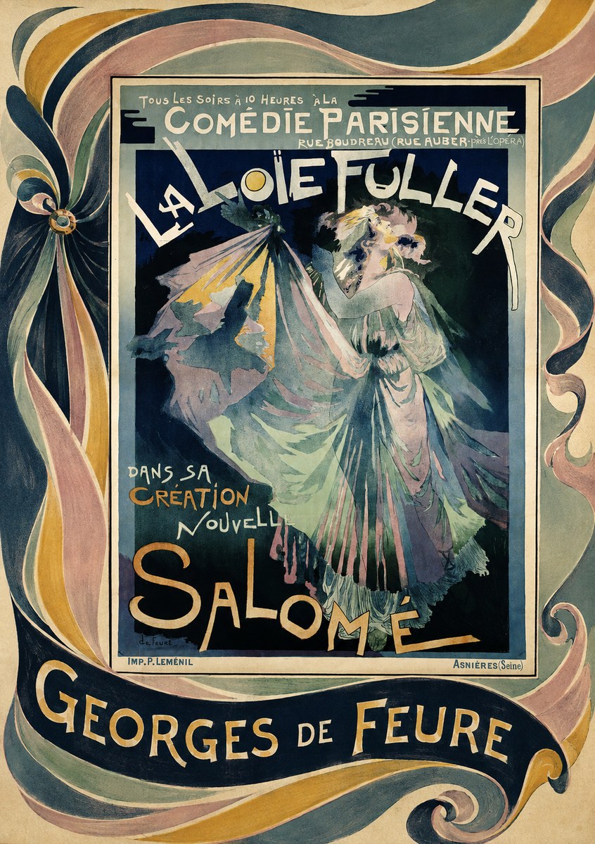 Georges de Feure La Loïe Fuller - Salomé I No5 - Póster