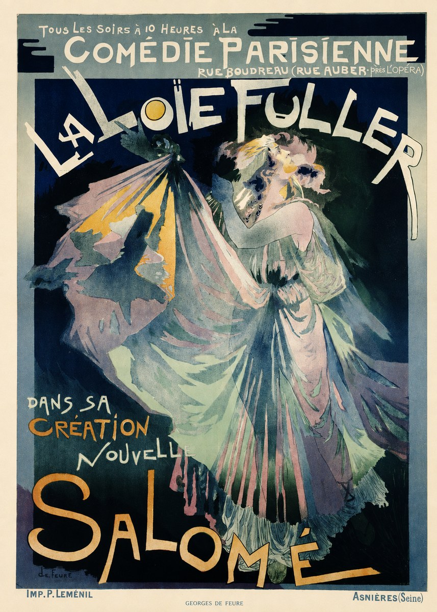 Georges de Feure La Loïe Fuller - Salomé I No6 - Póster