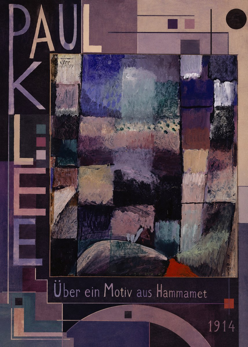 Paul Klee Über Ein Motiv Aus Hammamet No6 - Póster