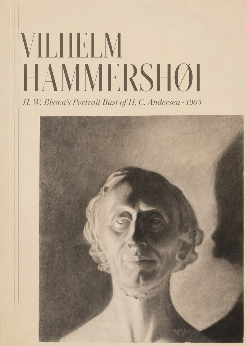 Vilhelm Hammershøi H. W. Bissen's Portrait Bust of H. C. Andersen No3 - Póster
