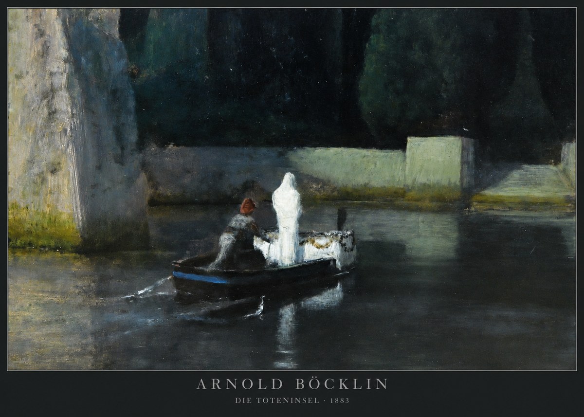 Arnold Böcklin Die Toteninsel IV No2 - Póster