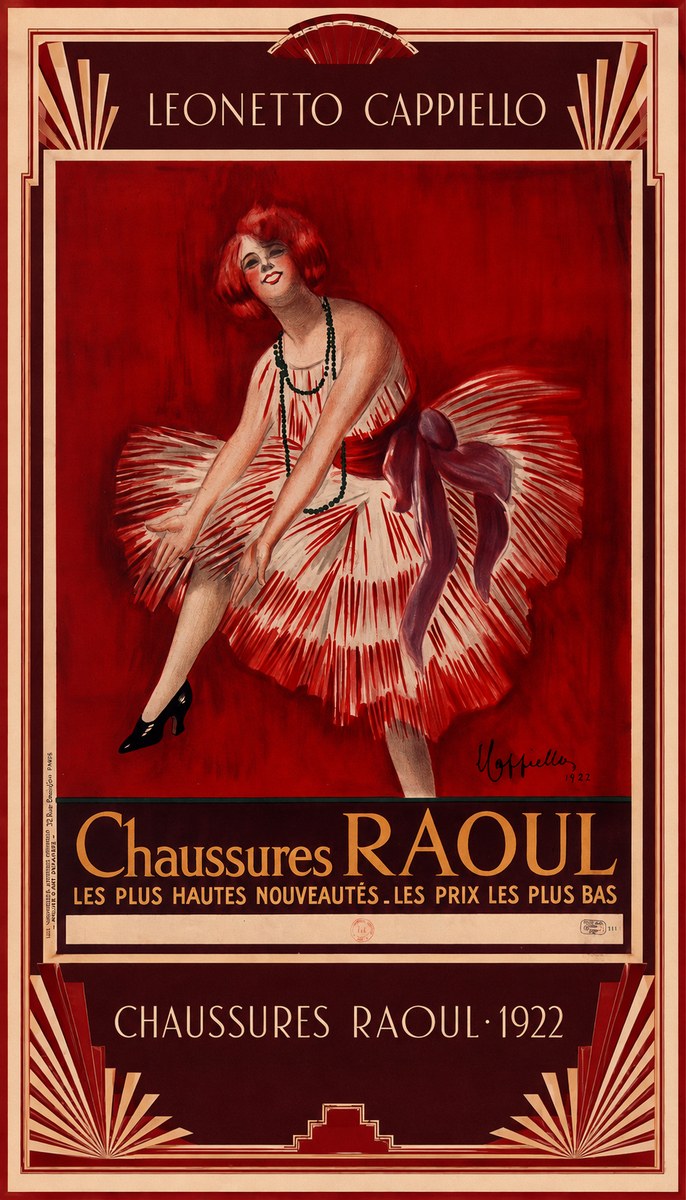 Leonetto Cappiello Chaussures Raoul No1 - Póster