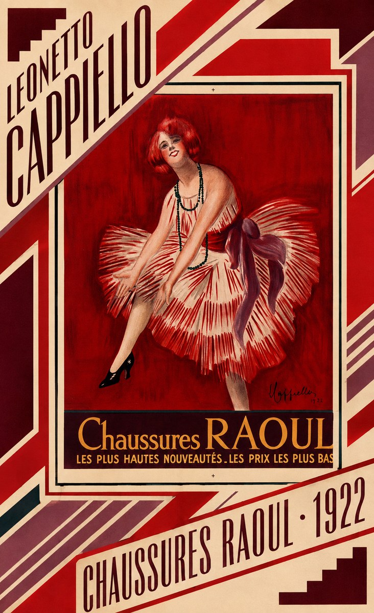 Leonetto Cappiello Chaussures Raoul No5 - Póster