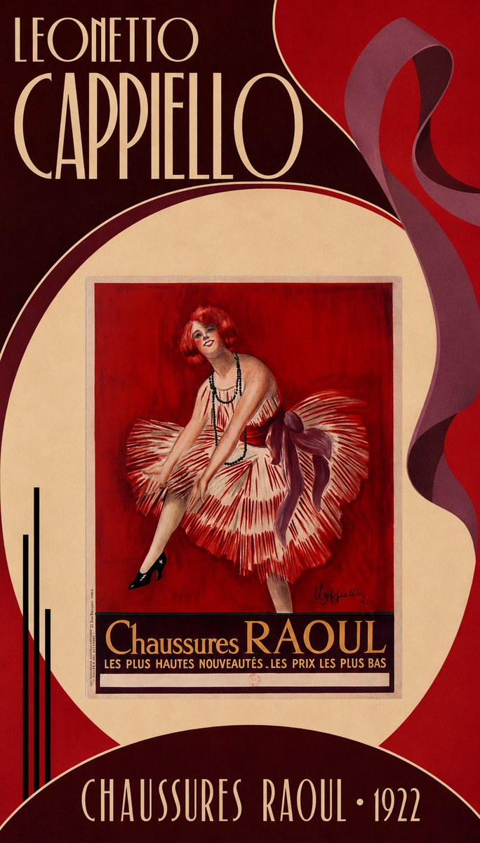 Leonetto Cappiello Chaussures Raoul No6 - Póster