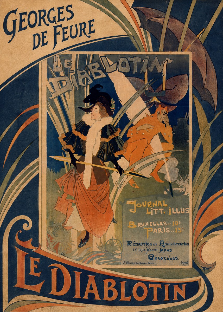 Georges de Feure Le Diablotin II No2 - Póster