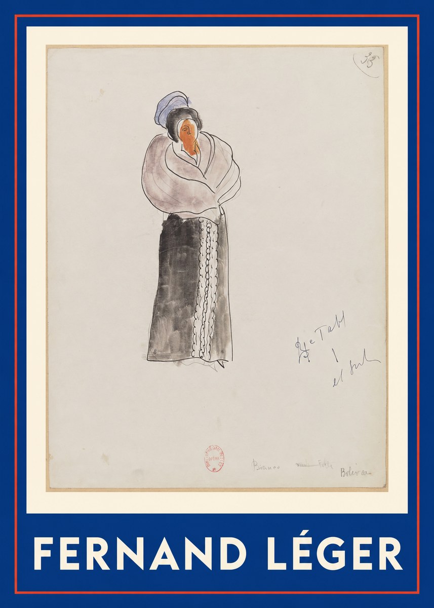 Fernand Léger Boliviana No1 - Póster