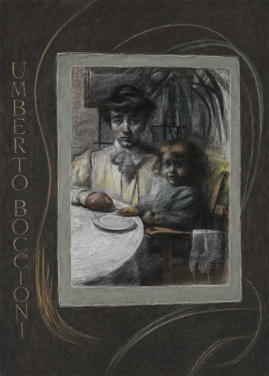 Umberto Boccioni Mother and Sister No3 - Póster
