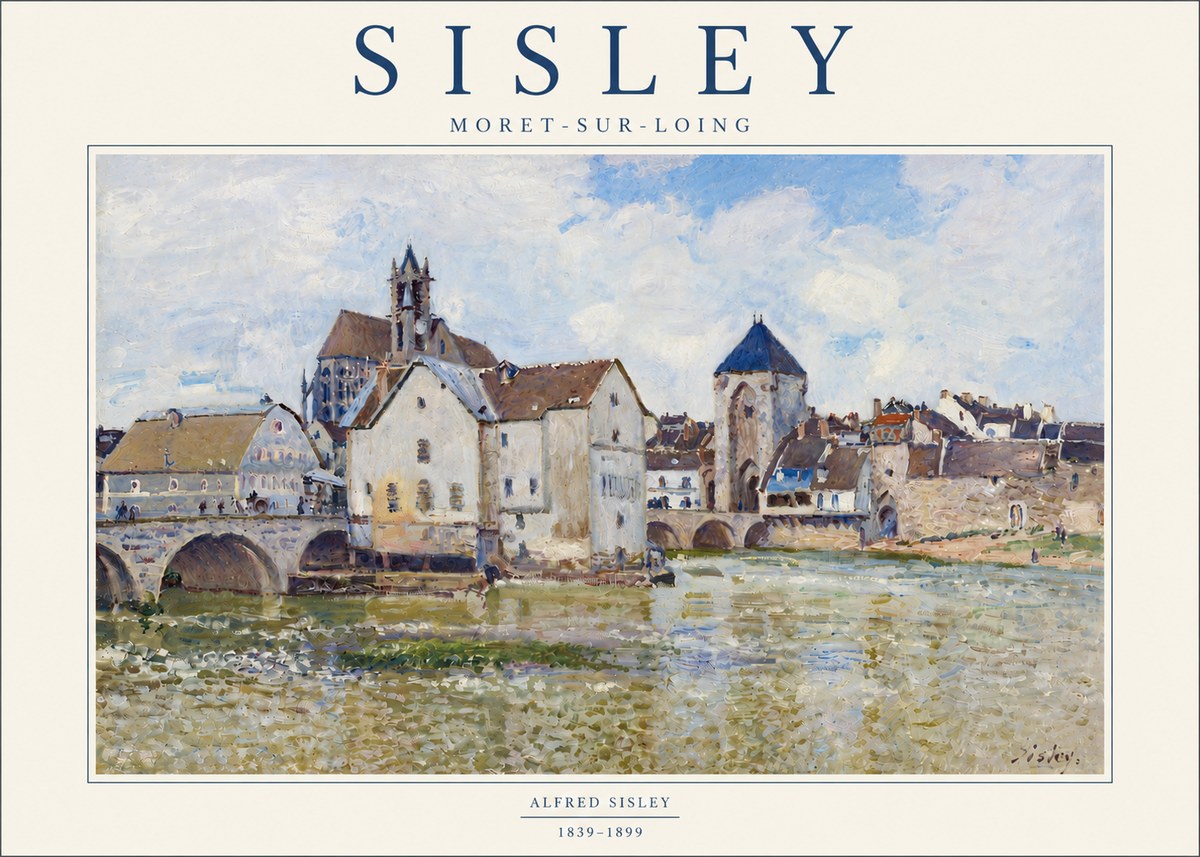 Sisley Moret-sur-loing No5 - Póster