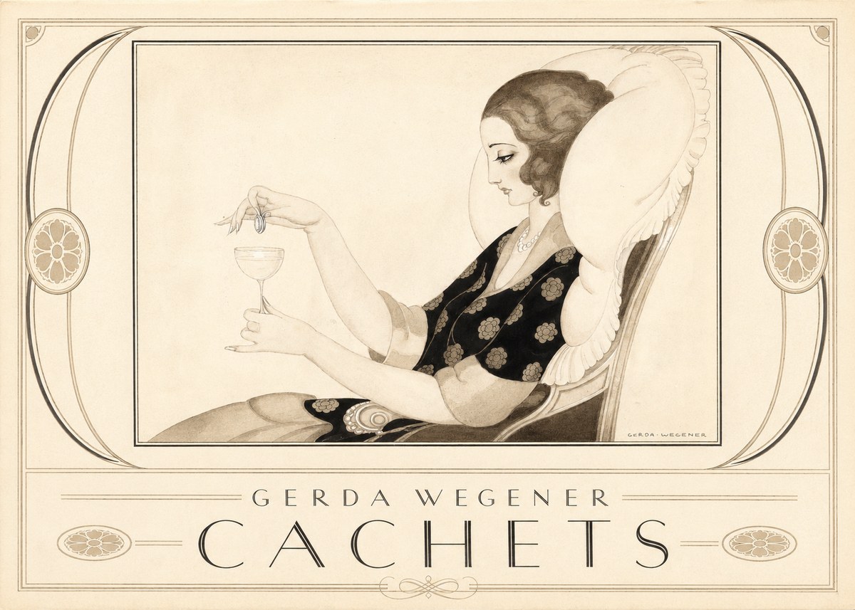 Gerda Wegener Cachets No1 - Póster