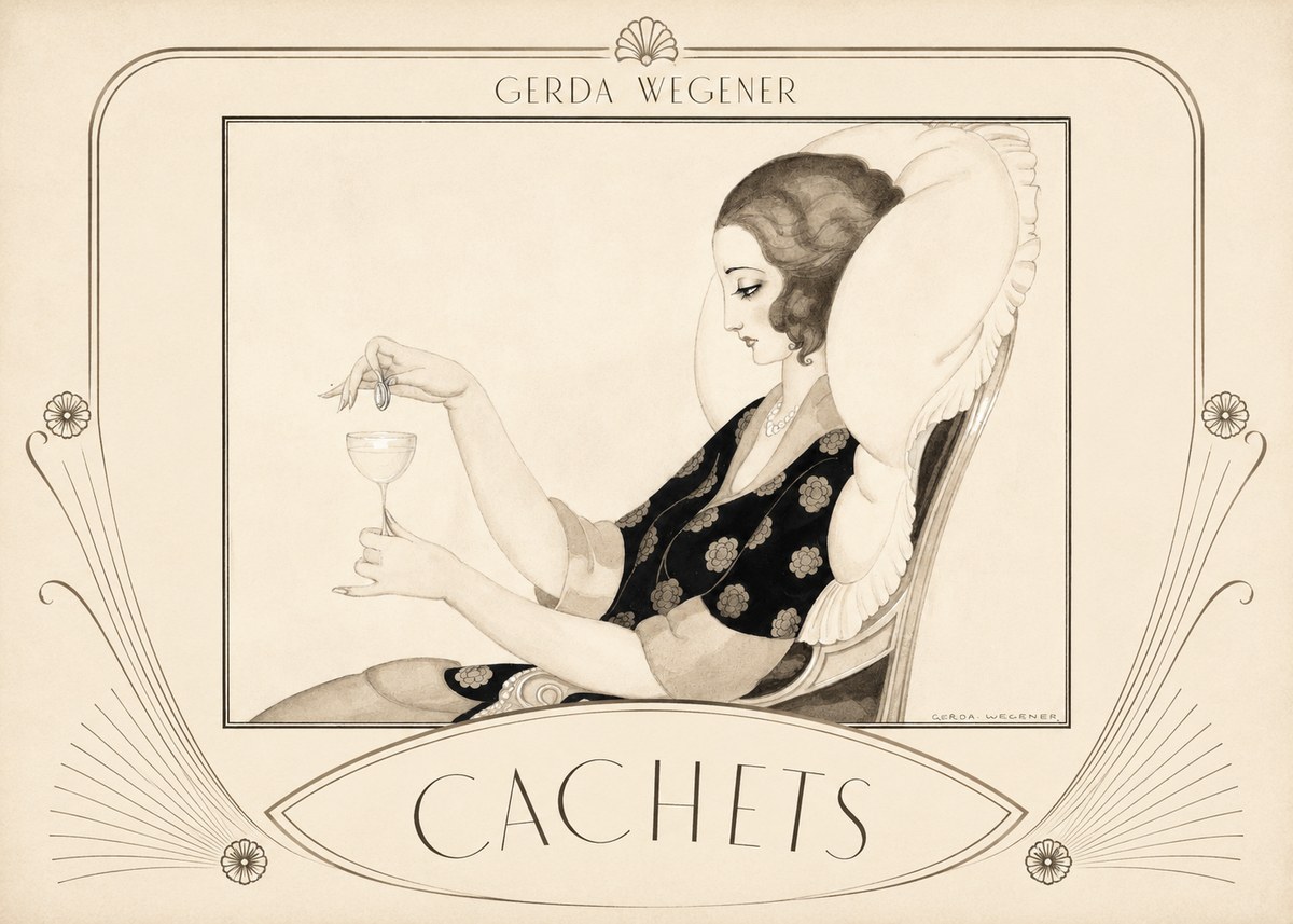 Gerda Wegener Cachets No3 - Póster