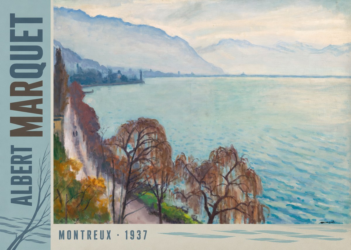 Albert Marquet Montreux No2 - Póster
