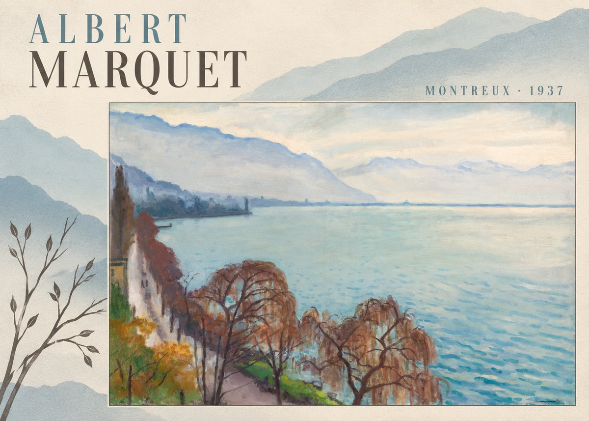 Albert Marquet Montreux No4 - Póster