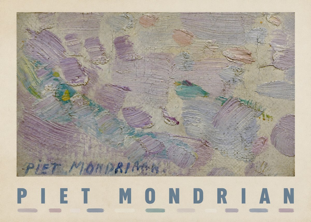 Piet Mondrian Abstract Composition No3 - Póster