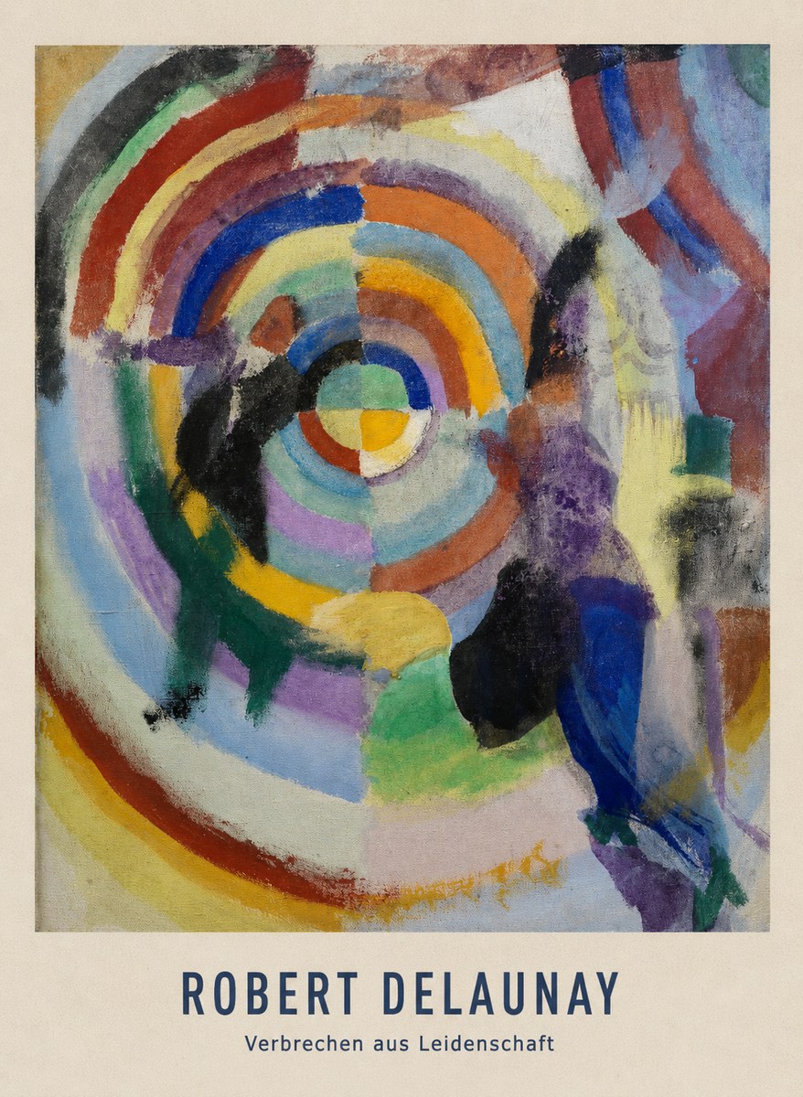 Robert Delaunay Verbrechen Aus Leidenschaft No4 - Póster