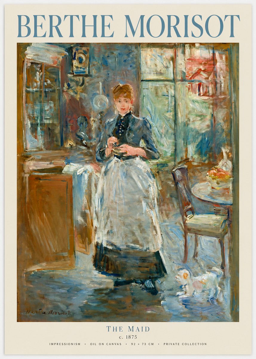 Berthe Morisot The Maid No1 - Póster