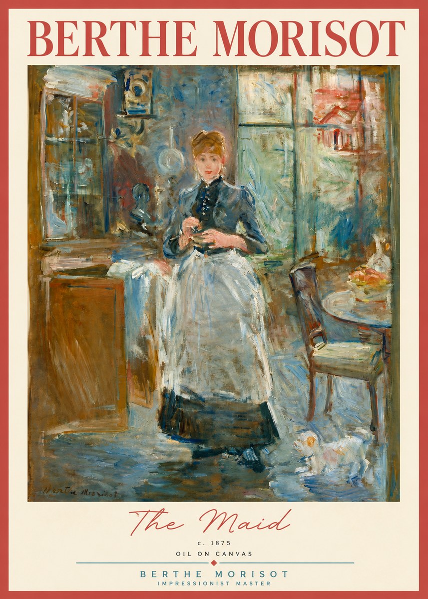 Berthe Morisot The Maid No3 - Póster