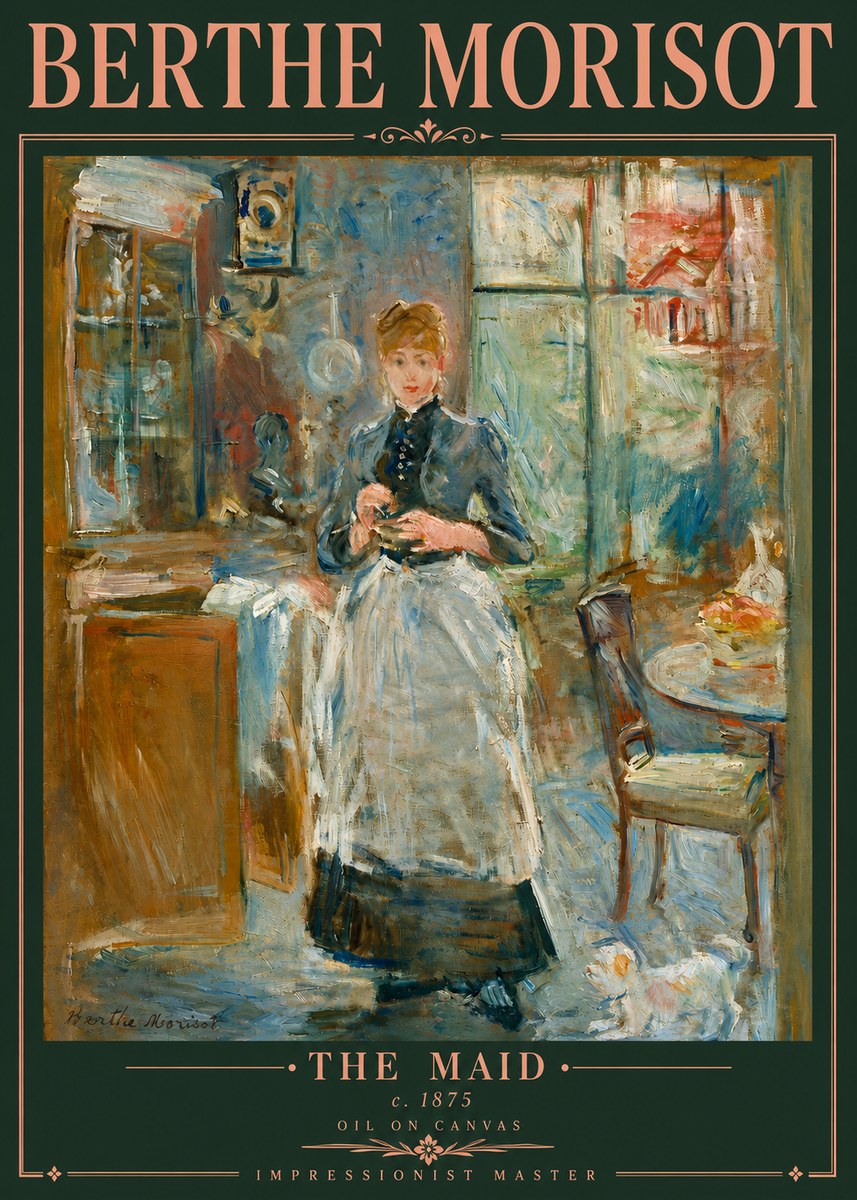 Berthe Morisot The Maid No5 - Póster