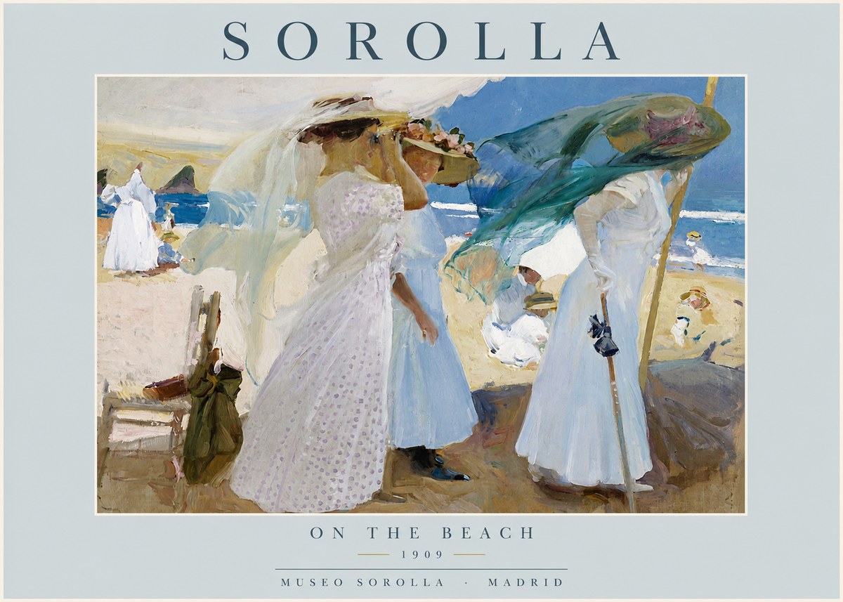 Sorolla On the Beach No2 - Póster