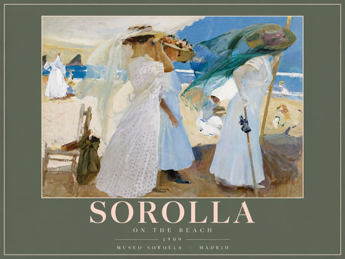 Sorolla On the Beach No4 - Póster