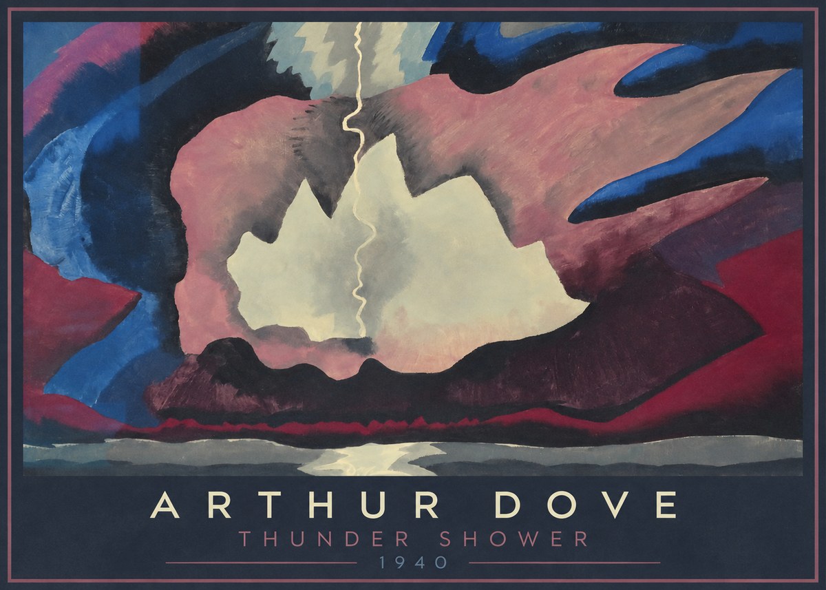 Arthur Dove Thunder Shower No1 - Póster