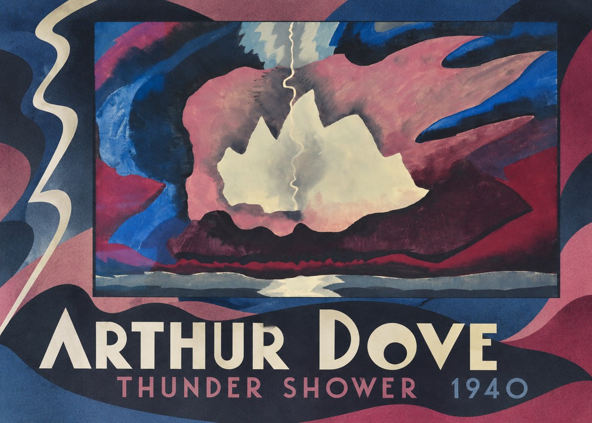 Arthur Dove Thunder Shower No2 - Póster
