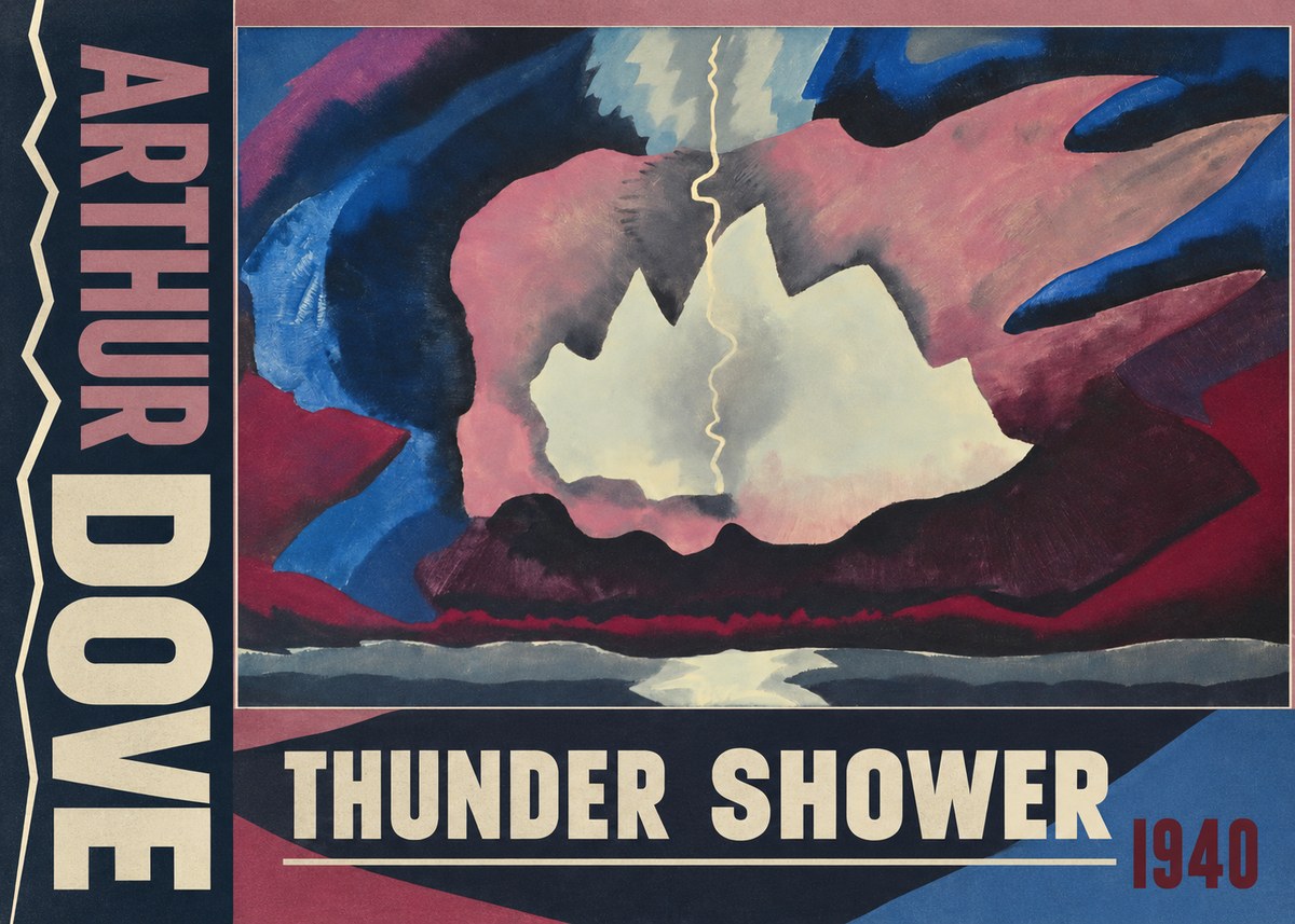 Arthur Dove Thunder Shower No3 - Póster