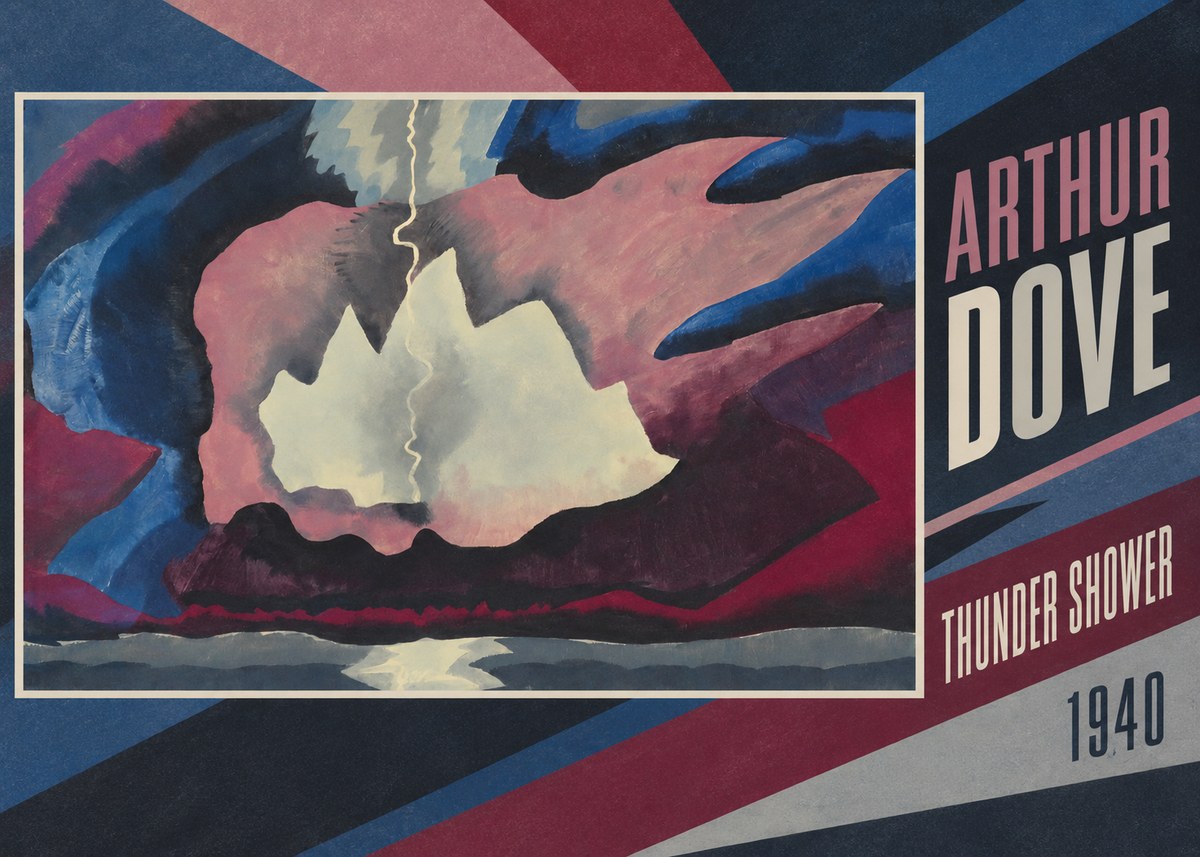 Arthur Dove Thunder Shower No4 - Póster