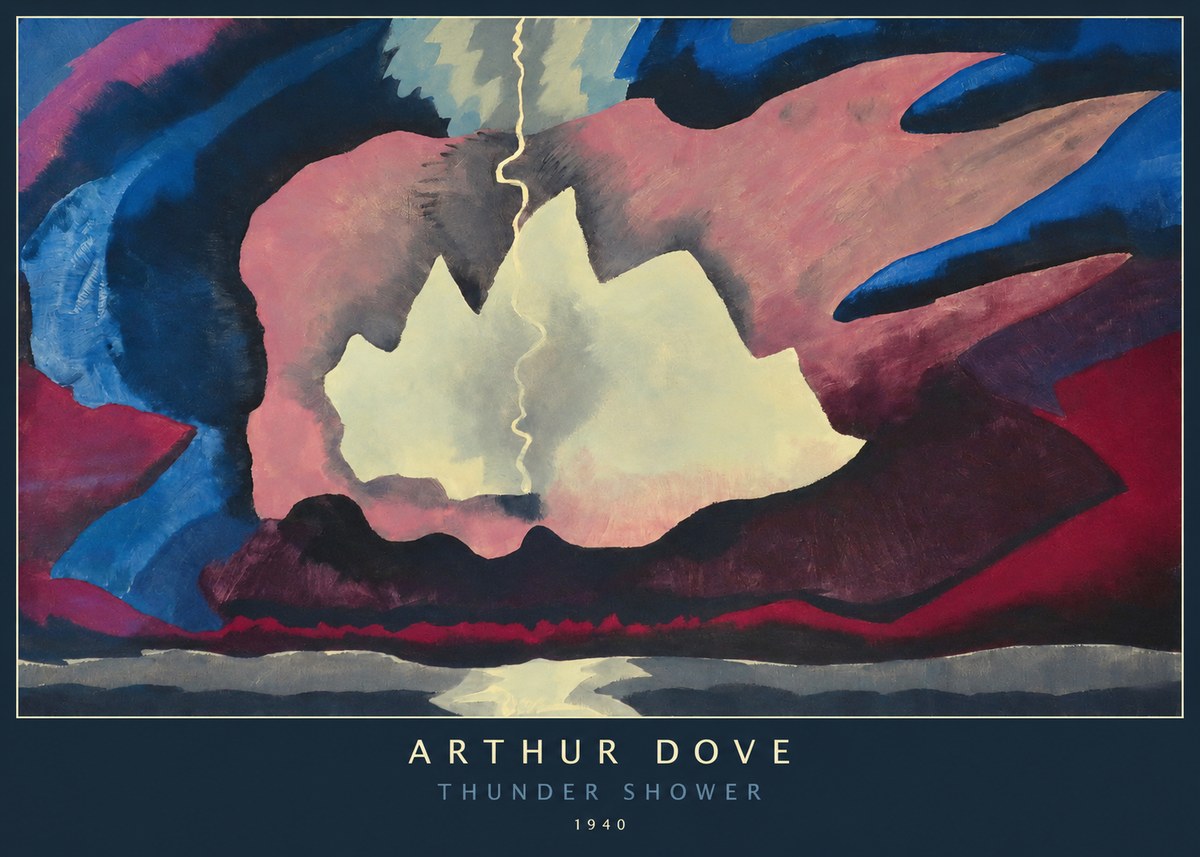 Arthur Dove Thunder Shower No6 - Póster