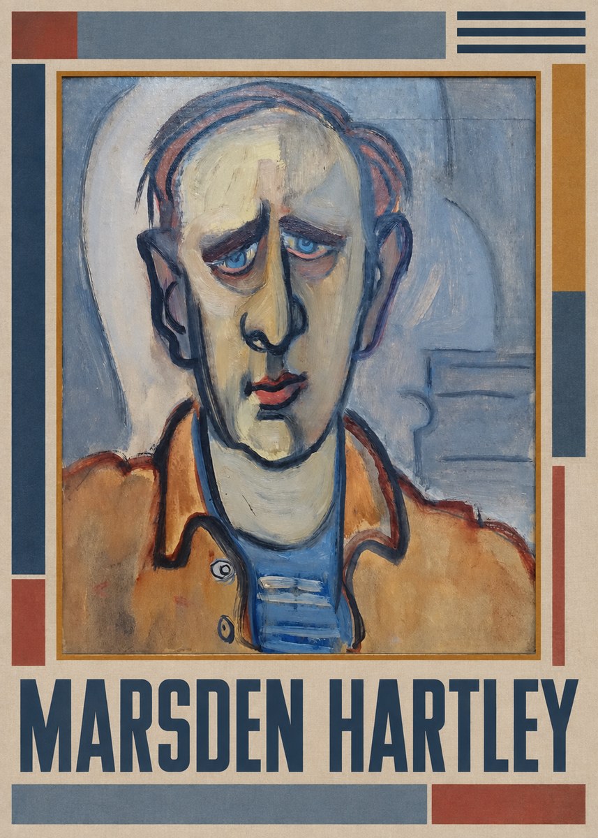 Marsden Hartley Portrait of a German Officer II No1 - Póster