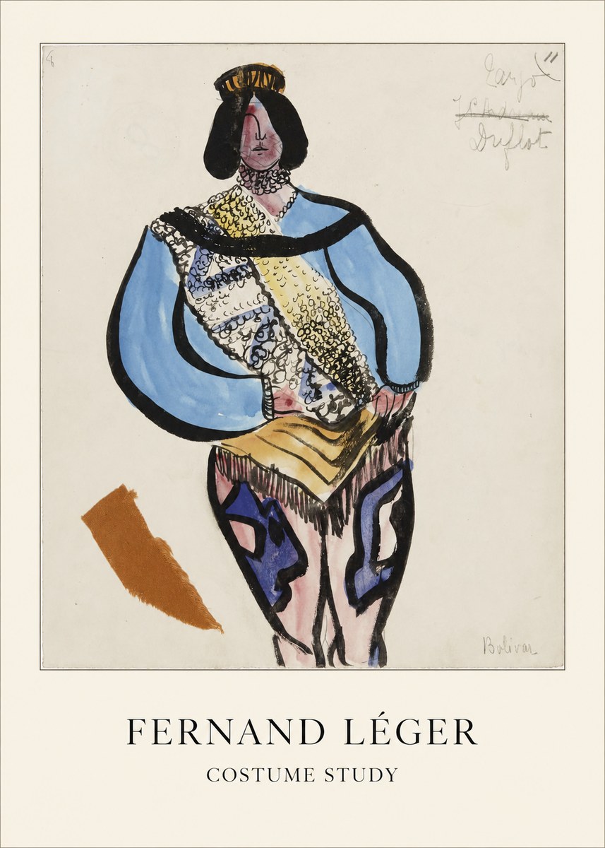 Fernand Léger Bolivar VIII No3 - Póster
