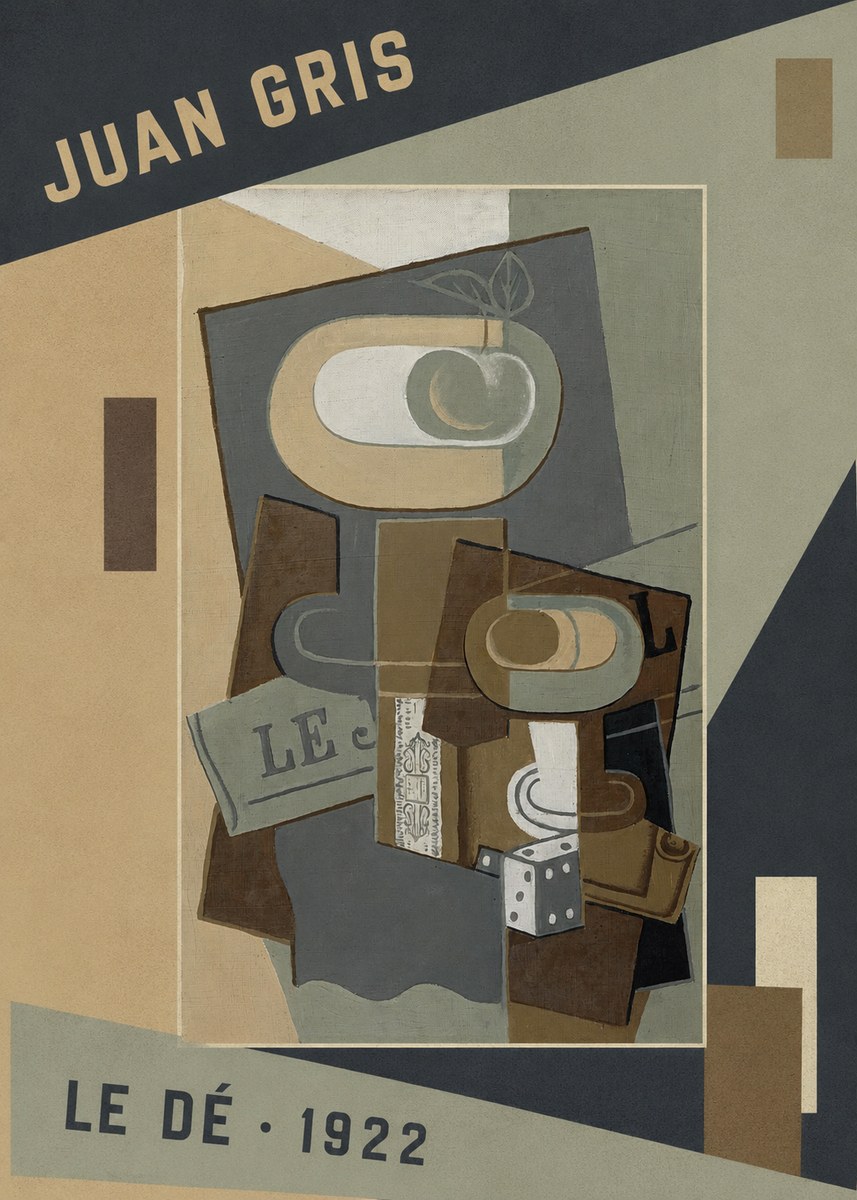 Juan Gris Le Dé No5 - Póster