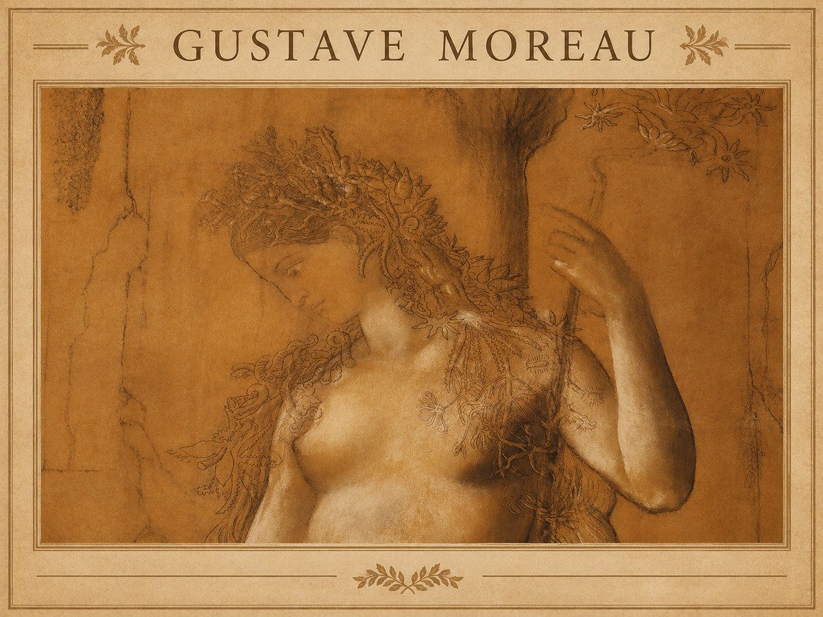 Gustave Moreau Daphne No1 - Póster