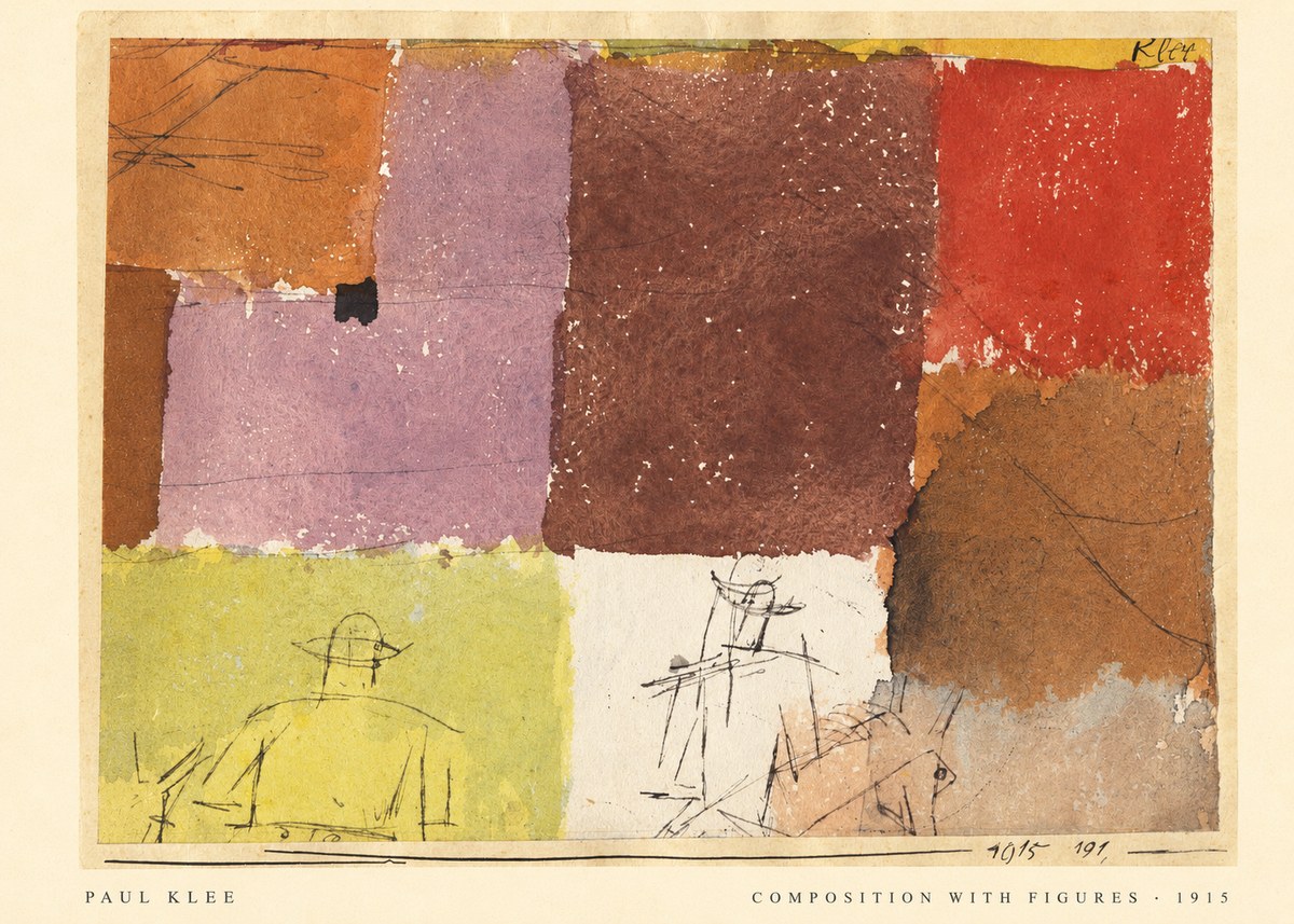Paul Klee Composition with Figures I No5 - Póster