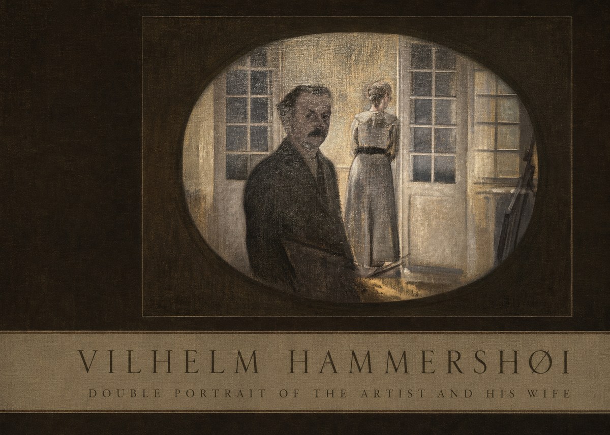Vilhelm Hammershøi Double Portrait of the Artist and His Wife No5 - Póster