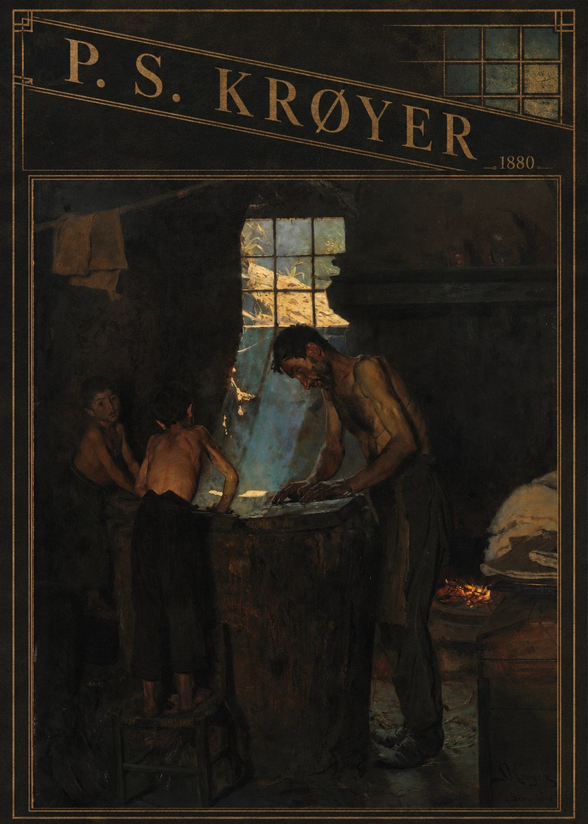 P.S. Krøyer A Forge No5 - Póster