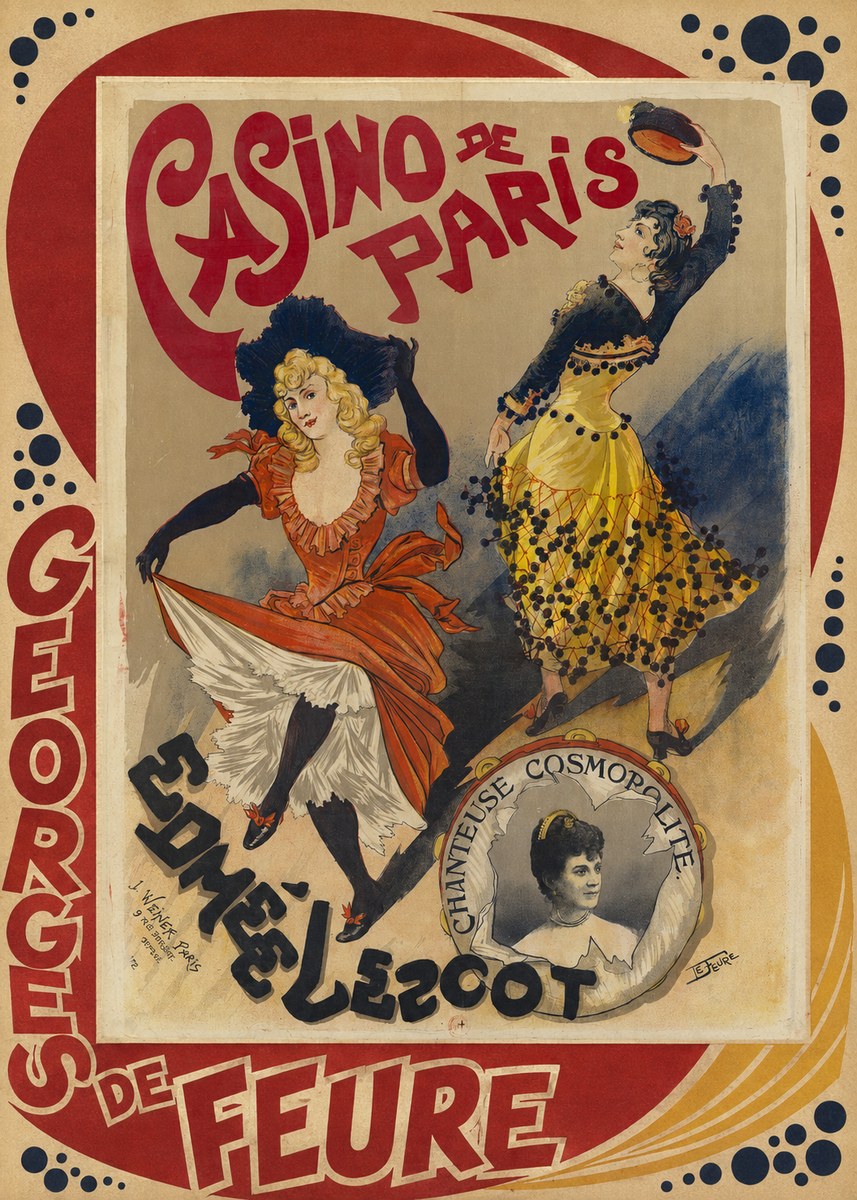 Georges de Feure Edmée Lescot No4 - Póster