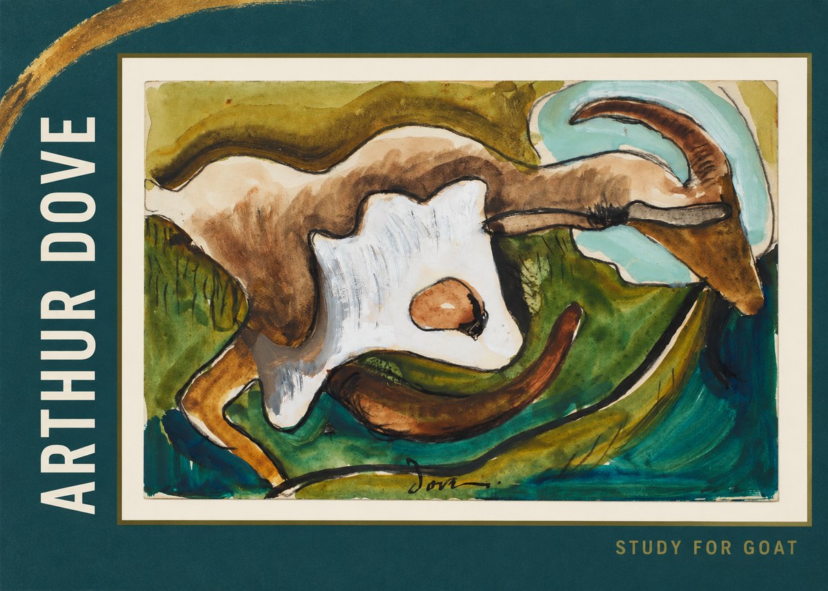 Arthur Dove Study for Goat No2 - Póster