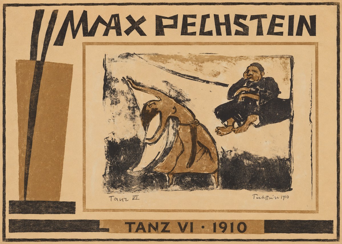 Max Pechstein Tanz Vi • 1910 No1 - Póster