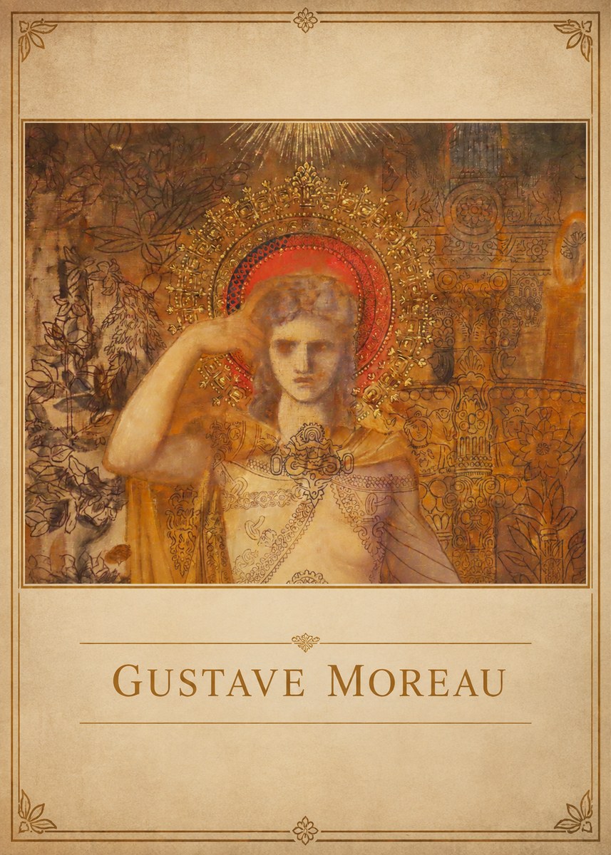 Gustave Moreau The Messenger No1 - Póster