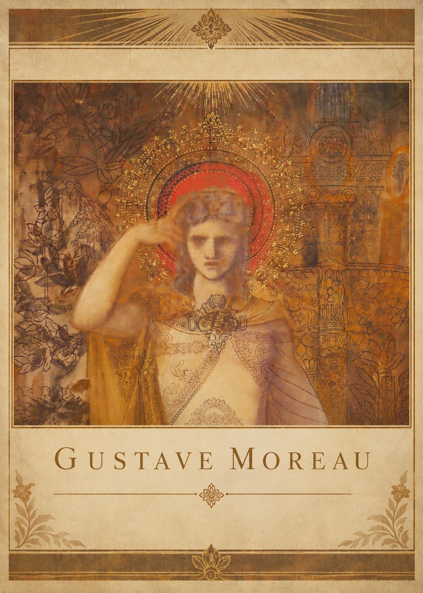 Gustave Moreau The Messenger No5 - Póster