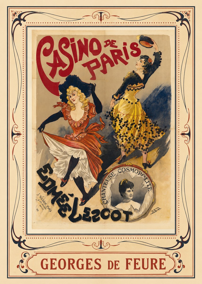 Georges de Feure Edmée L'escot No1 - Póster