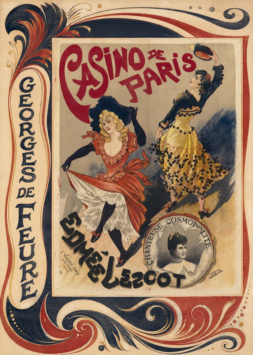 Georges de Feure Edmée L'escot No2 - Póster