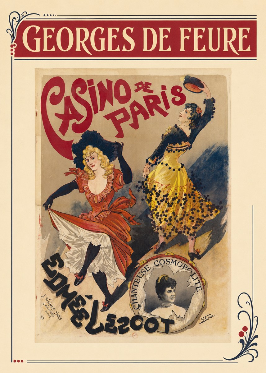 Georges de Feure Edmée L'escot No3 - Póster