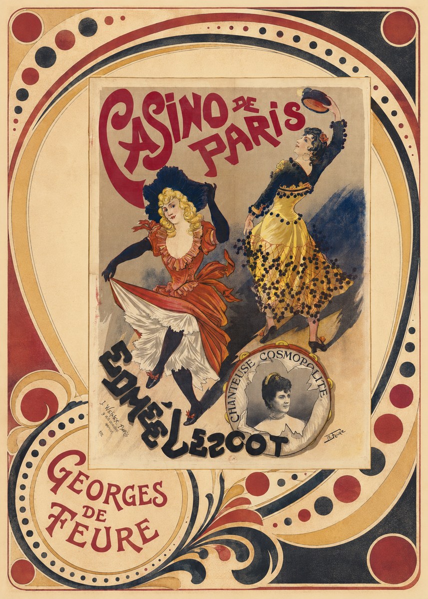 Georges de Feure Edmée L'escot No4 - Póster