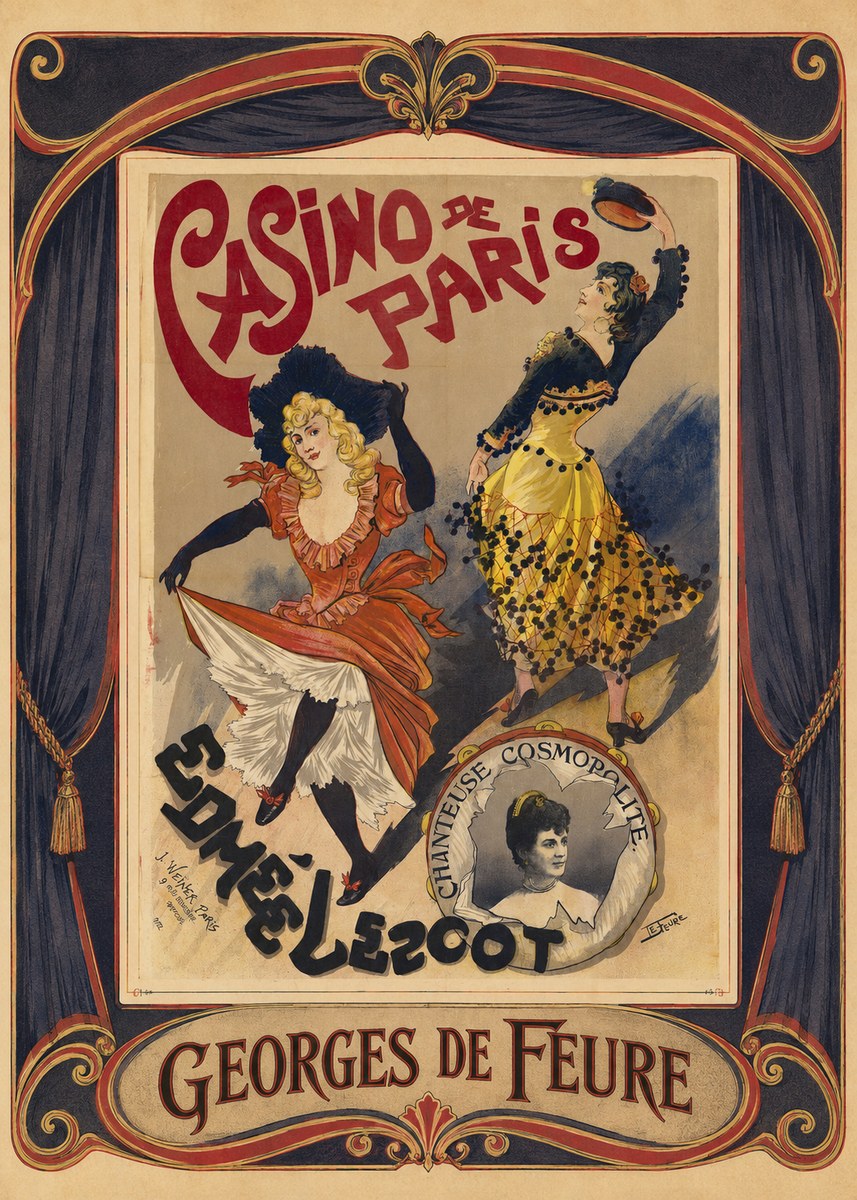 Georges de Feure Edmée L'escot No5 - Póster