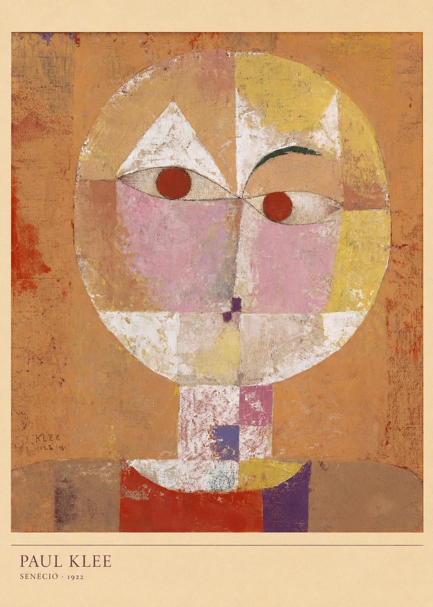 Paul Klee Senecio No6 - Póster