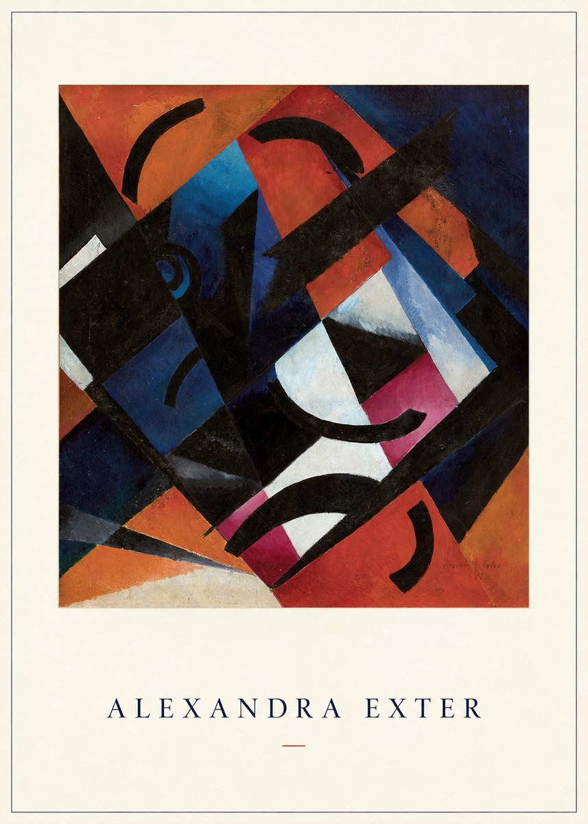 Alexandra Exter Abstract Composition No4 - Póster