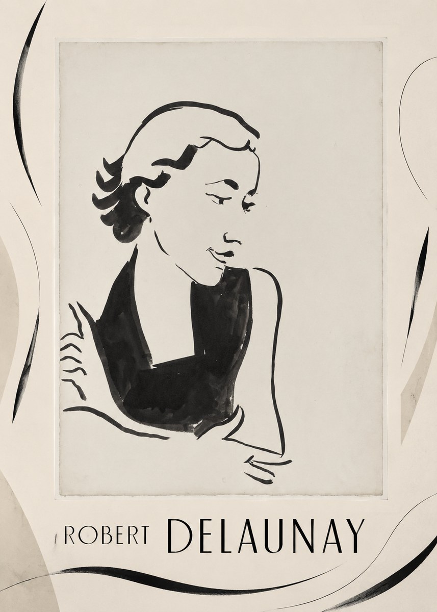 Robert Delaunay Figure Study No5 - Póster
