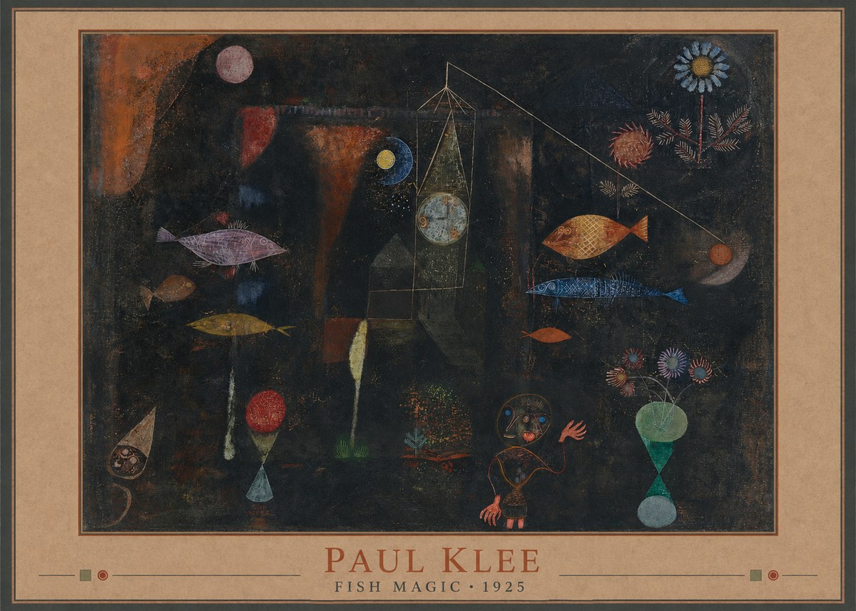 Paul Klee Fish Magic I No1 - Póster