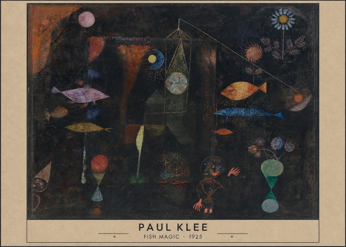 Paul Klee Fish Magic I No5 - Póster